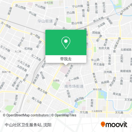 中山社区卫生服务站地图