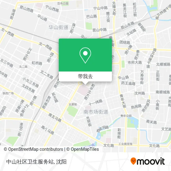 中山社区卫生服务站地图