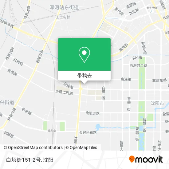 白塔街151-2号地图