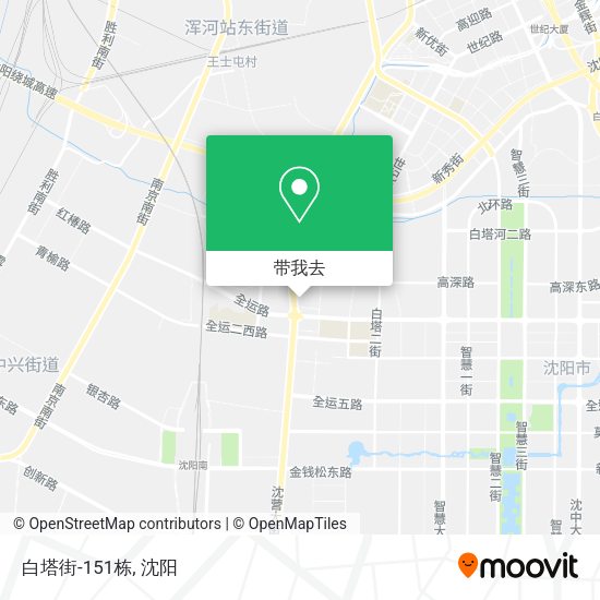 白塔街-151栋地图