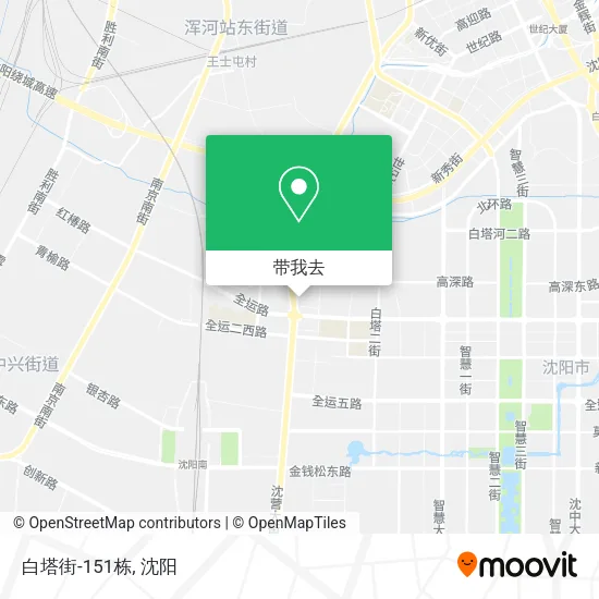 白塔街-151栋地图