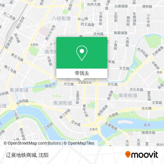 辽展地铁商城地图