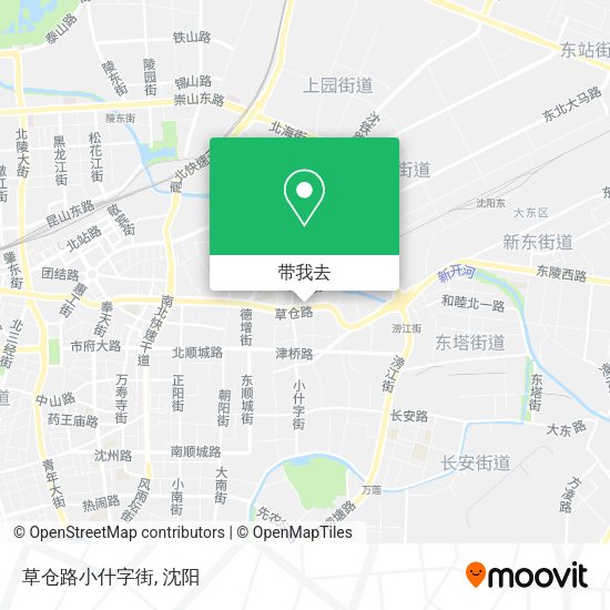草仓路小什字街地图