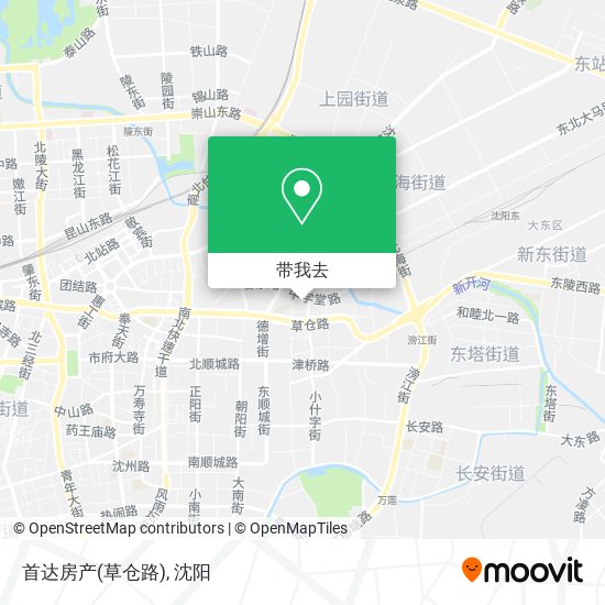 首达房产(草仓路)地图