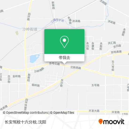 长安驾校十六分校地图