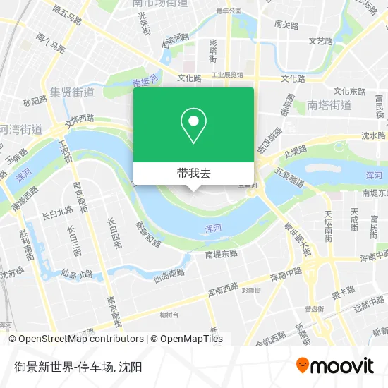 御景新世界-停车场地图