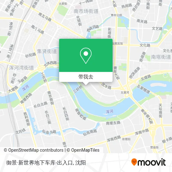 御景·新世界地下车库-出入口地图