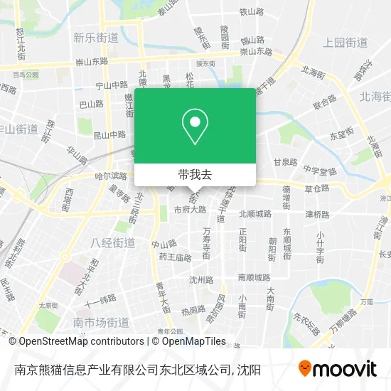 南京熊猫信息产业有限公司东北区域公司地图