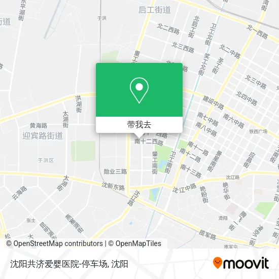 沈阳共济爱婴医院-停车场地图
