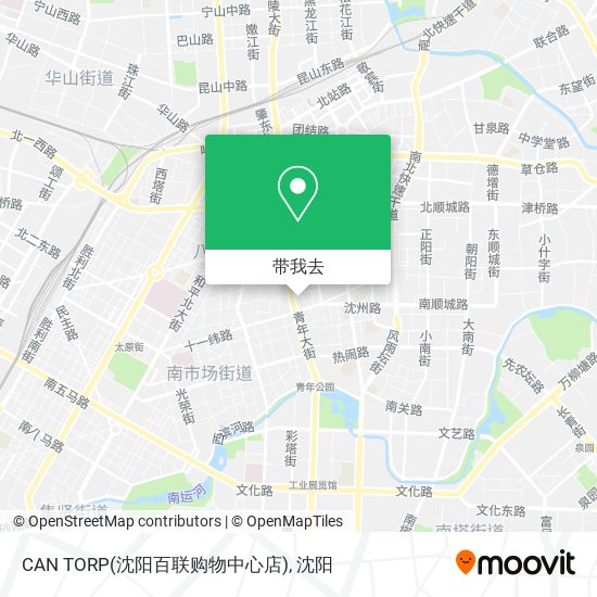 CAN TORP(沈阳百联购物中心店)地图