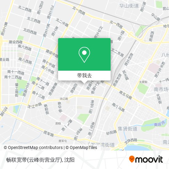 畅联宽带(云峰街营业厅)地图