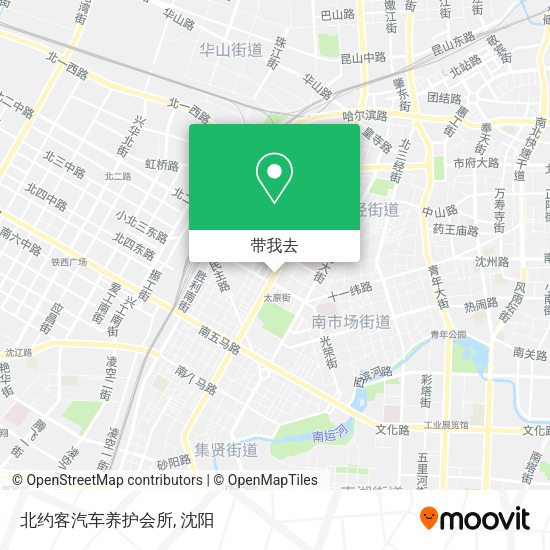 北约客汽车养护会所地图