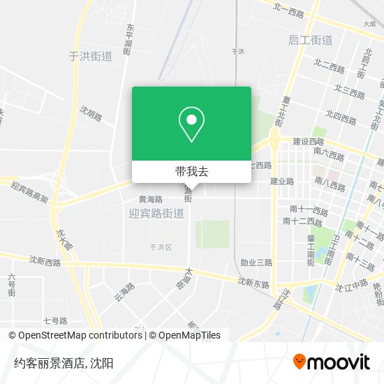 约客丽景酒店地图