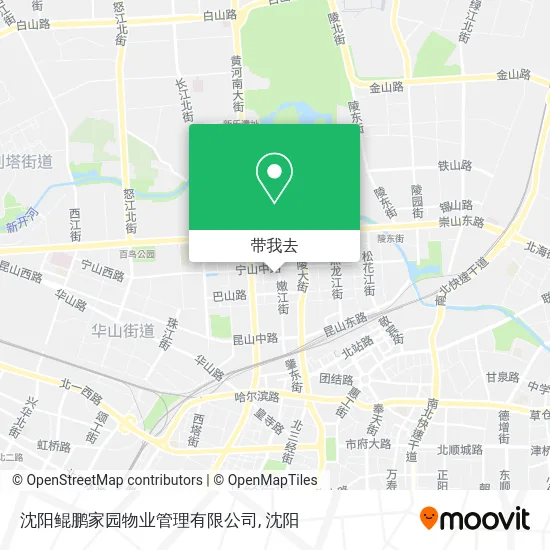 沈阳鲲鹏家园物业管理有限公司地图