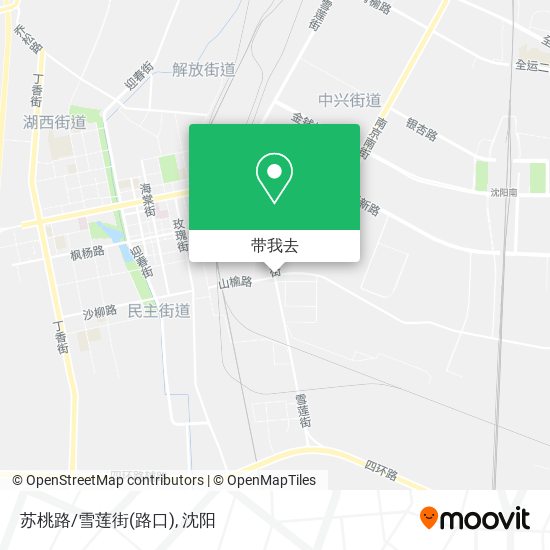 苏桃路/雪莲街(路口)地图