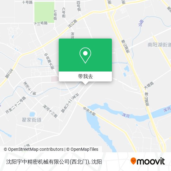 沈阳宇中精密机械有限公司(西北门)地图
