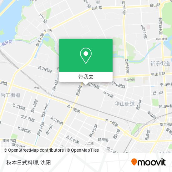 秋本日式料理地图