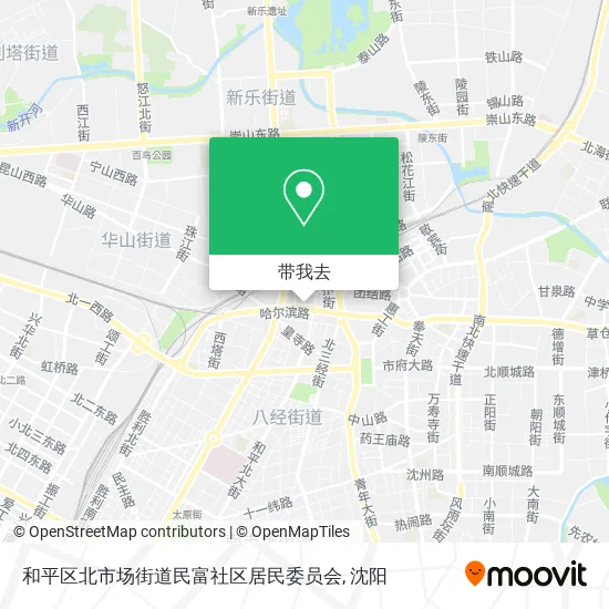 和平区北市场街道民富社区居民委员会地图