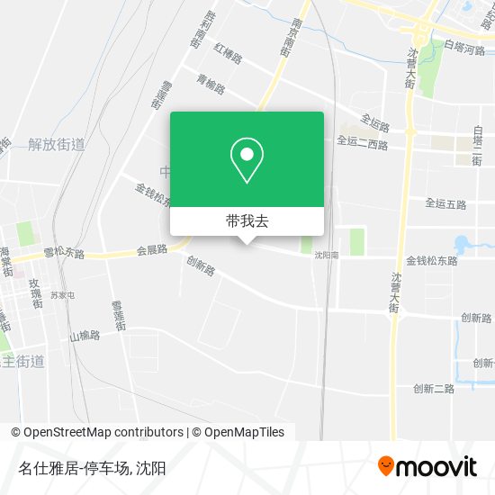 名仕雅居-停车场地图