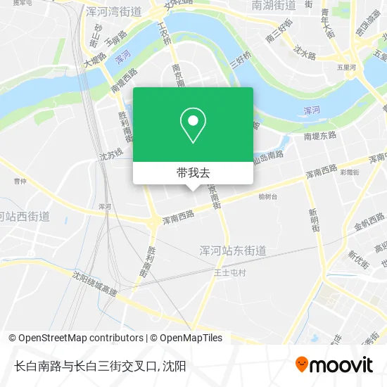 长白南路与长白三街交叉口地图