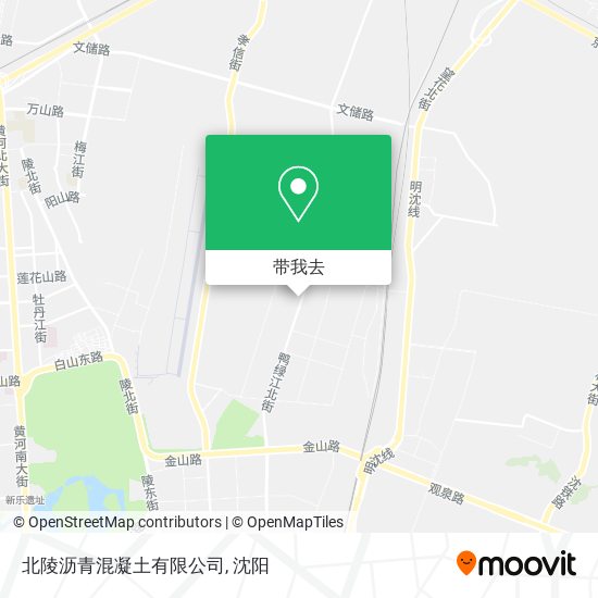 北陵沥青混凝土有限公司地图