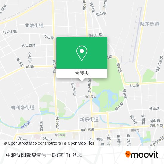 中粮沈阳隆玺壹号一期(南门)地图