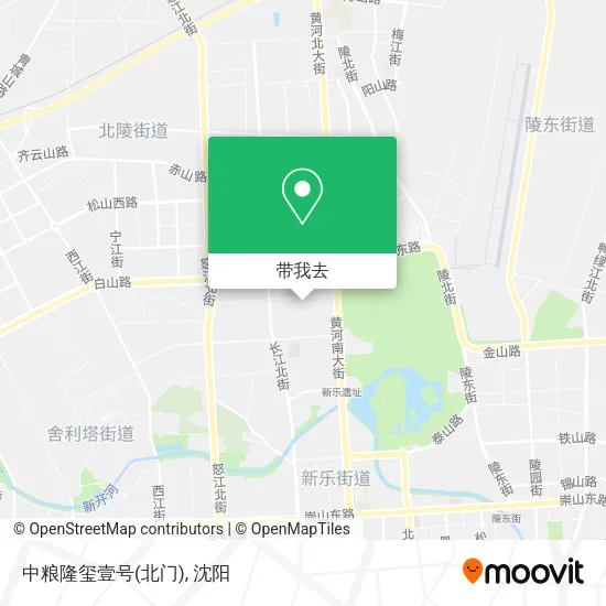 中粮隆玺壹号(北门)地图