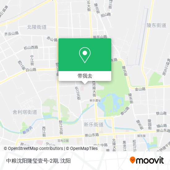中粮沈阳隆玺壹号-2期地图