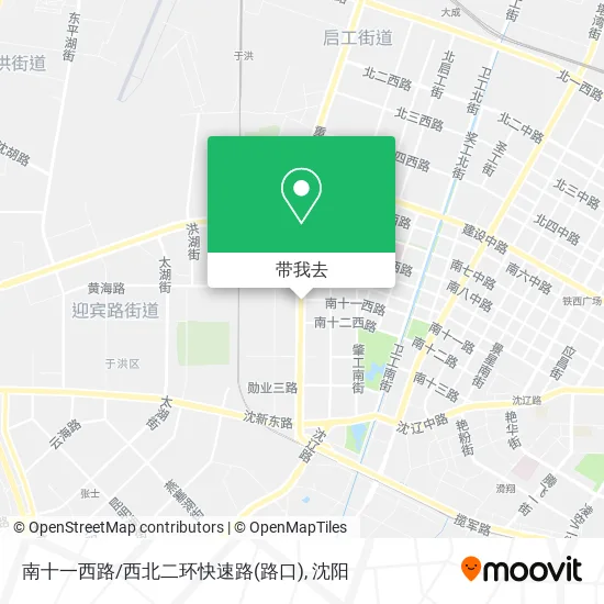 南十一西路/西北二环快速路(路口)地图