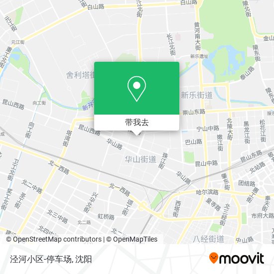 泾河小区-停车场地图