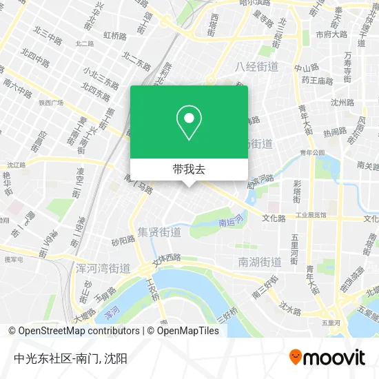 中光东社区-南门地图