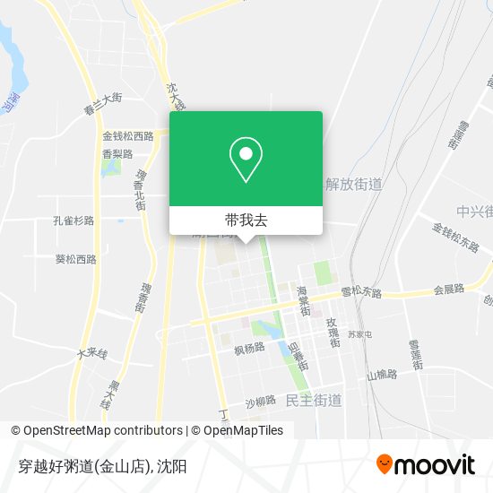 穿越好粥道(金山店)地图