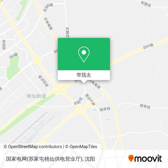 国家电网(苏家屯桃仙供电营业厅)地图