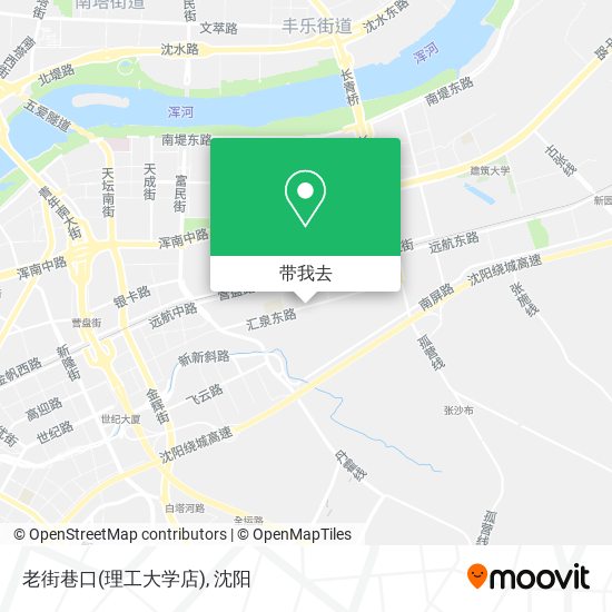 老街巷口(理工大学店)地图