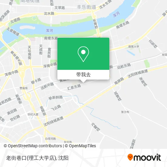 老街巷口(理工大学店)地图