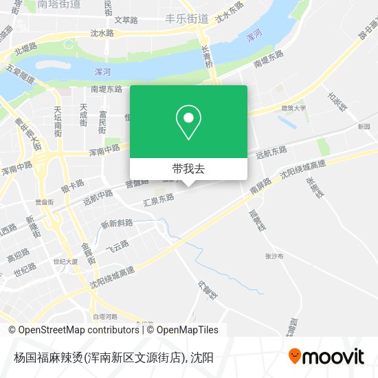 杨国福麻辣烫(浑南新区文源街店)地图