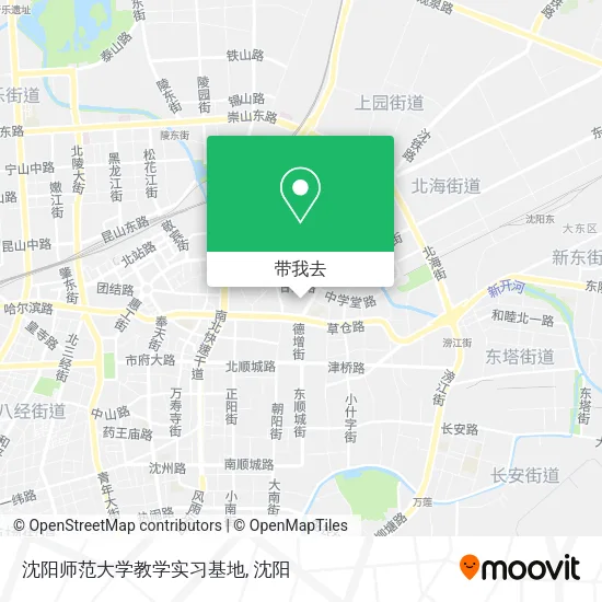 沈阳师范大学教学实习基地地图