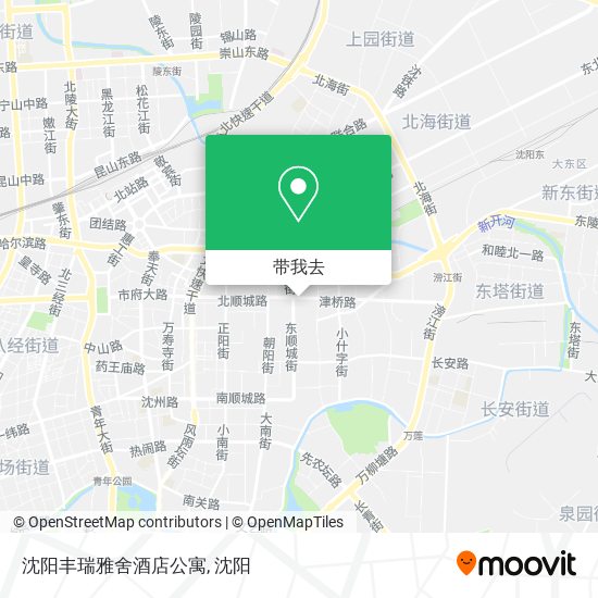 沈阳丰瑞雅舍酒店公寓地图