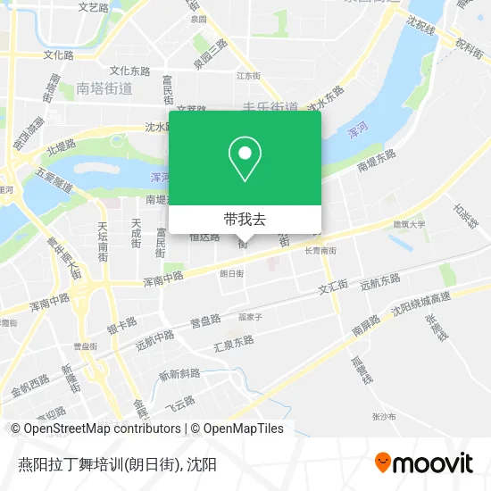燕阳拉丁舞培训(朗日街)地图