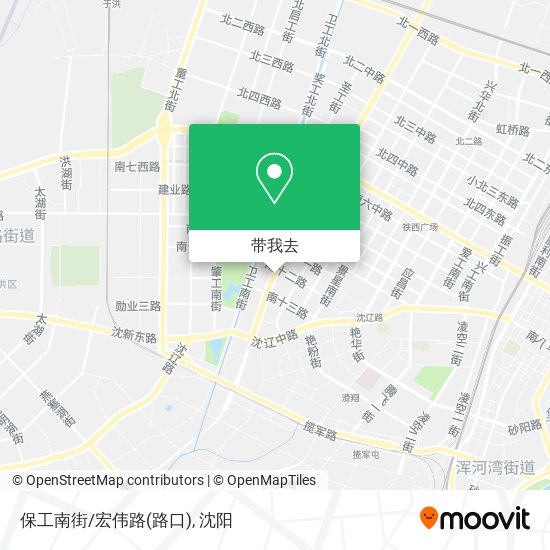 保工南街/宏伟路(路口)地图
