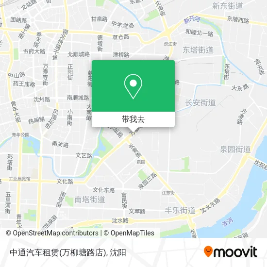 中通汽车租赁(万柳塘路店)地图