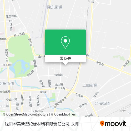 沈阳华美新型绝缘材料有限责任公司地图