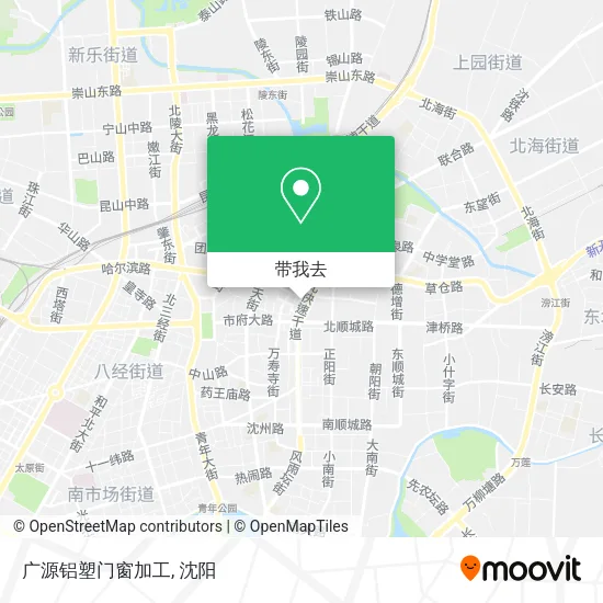 广源铝塑门窗加工地图