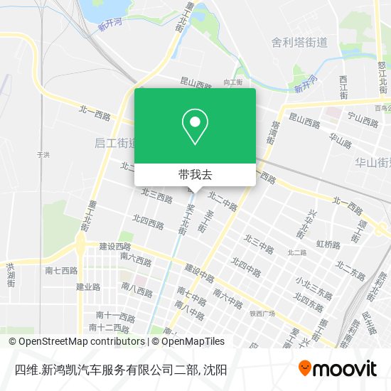 四维.新鸿凯汽车服务有限公司二部地图