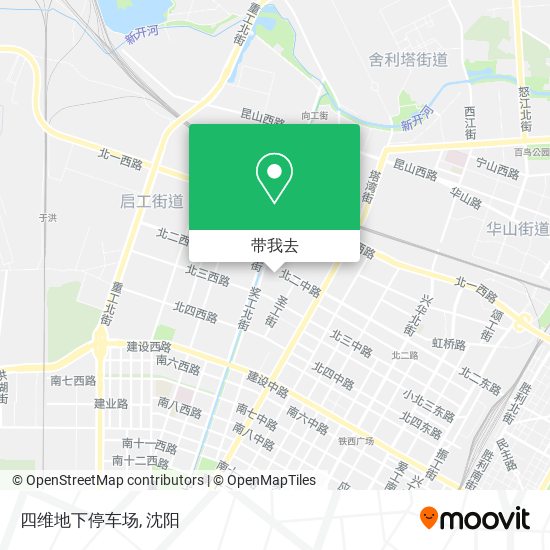 四维地下停车场地图