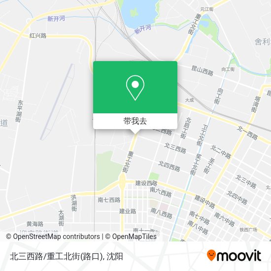 北三西路/重工北街(路口)地图
