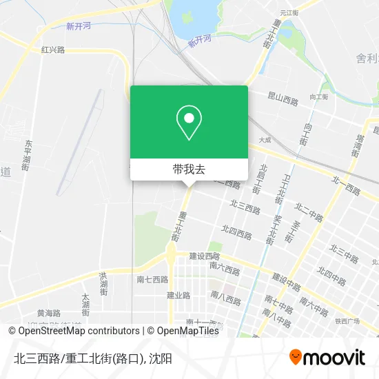 北三西路/重工北街(路口)地图