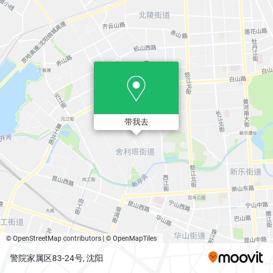 警院家属区83-24号地图
