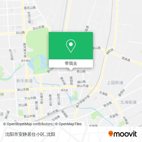 沈阳市安静居住小区地图