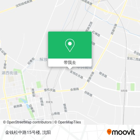 金钱松中路15号楼地图